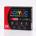 Pack de 24 feutres acryliques Qoloriqo
