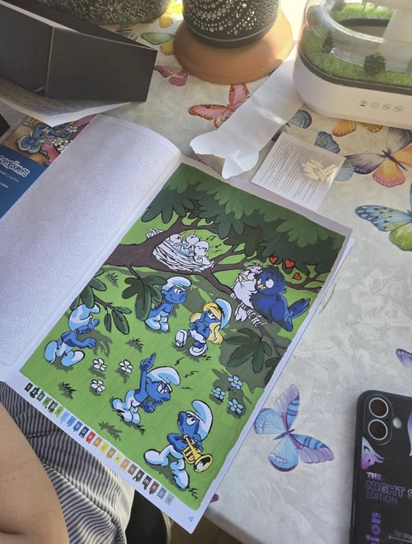 Coloriage réalisé par Maud avec les feutres acryliques Qoloriqo
