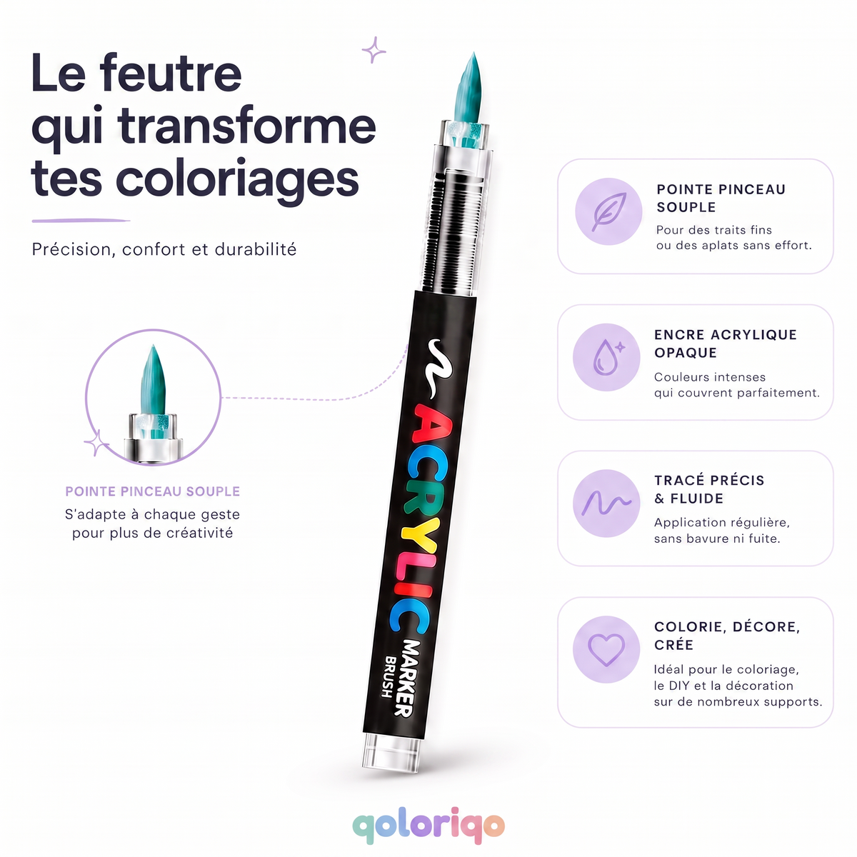 Feutres acryliques